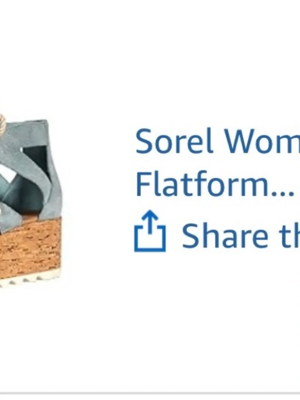 Sorel platform sandals